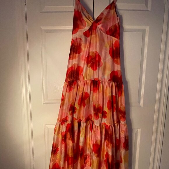 Momonì Floral Maxi Dress with Matching Bralette - Picture 1 of 5